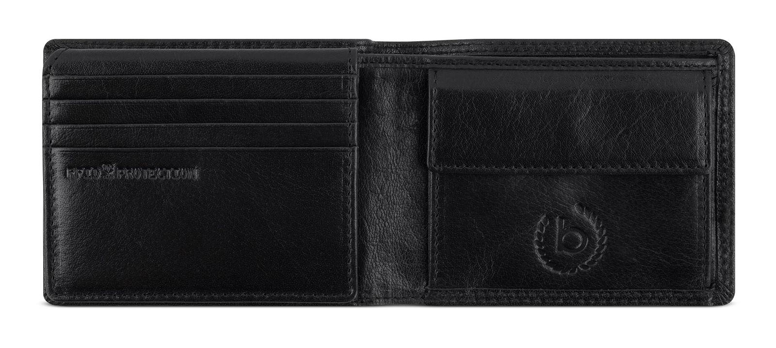 bugatti Savona Wallet With Flap 8CC Black bugatti Savona Wallet With Flap 8CC Black