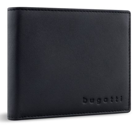 bugatti Lima RFID Wallet With Flap Black
