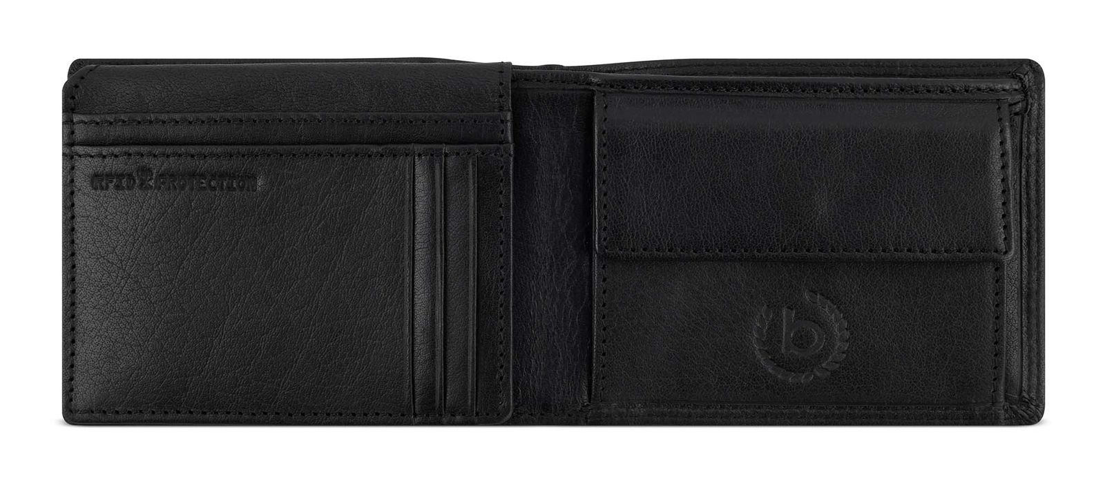 bugatti Savona Wallet With Flap 7CC Black bugatti Savona Wallet With Flap 7CC Black