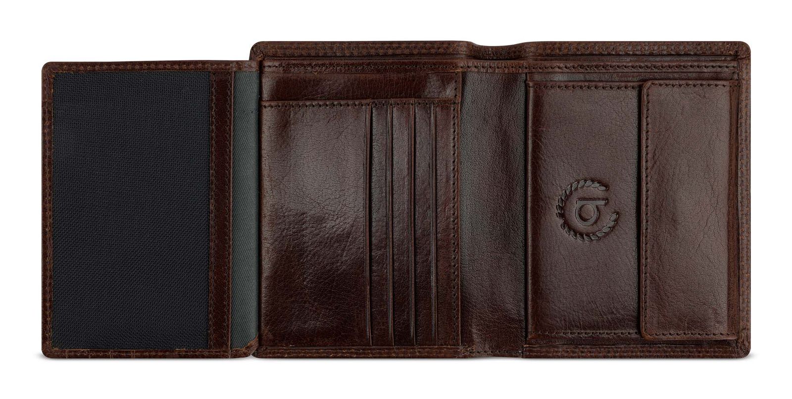 bugatti Savona Upright Wallet With Flap 8CC Brown bugatti Savona Upright Wallet With Flap 8CC Brown