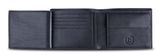 bugatti Lima RFID Wallet With Flap Saffiano Black bugatti Lima RFID Wallet With Flap Saffiano Black