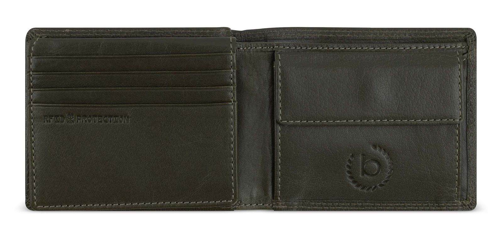 bugatti Savona Wallet With Flap 8CC Green bugatti Savona Wallet With Flap 8CC Green
