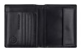 bugatti Romano RFID Wallet With Flap 10CC Black bugatti Romano RFID Wallet With Flap 10CC Black