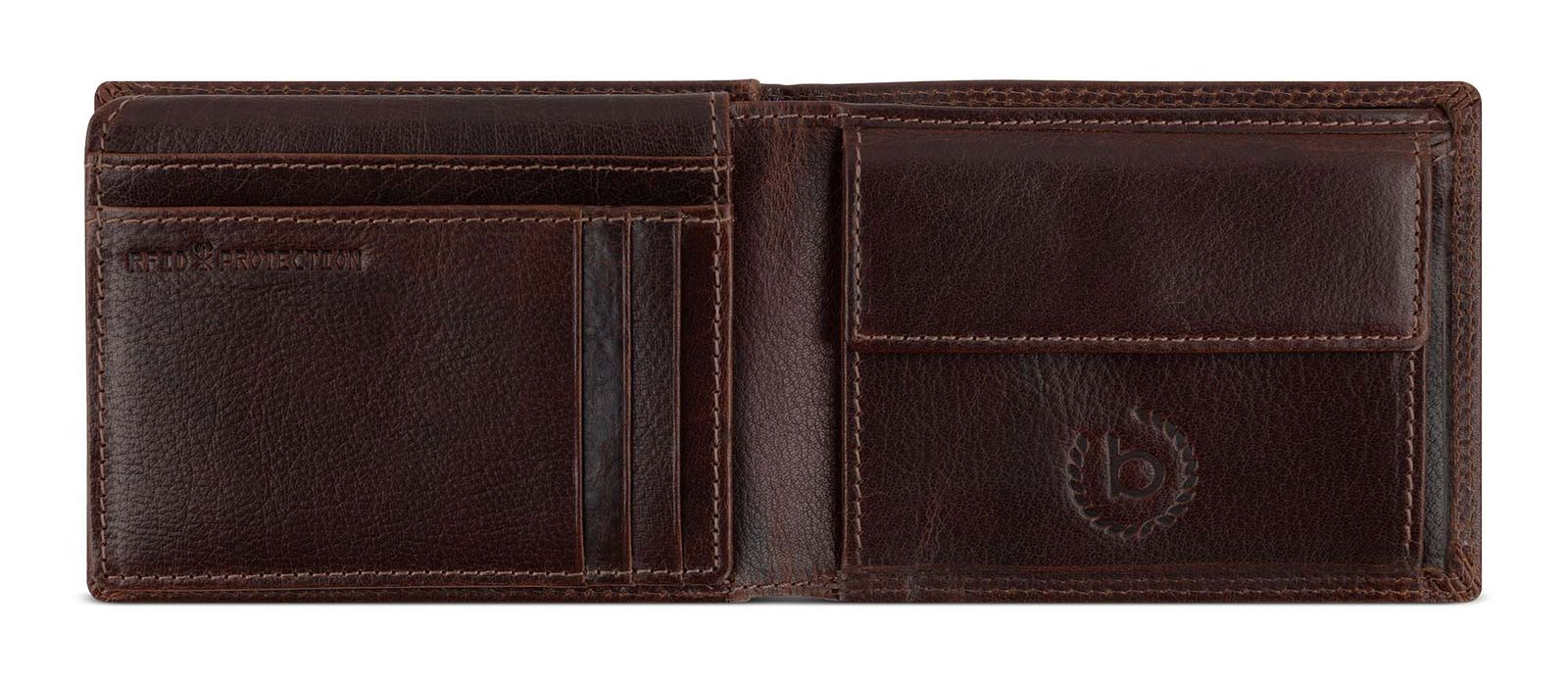 bugatti Savona Wallet With Flap 7CC Brown bugatti Savona Wallet With Flap 7CC Brown