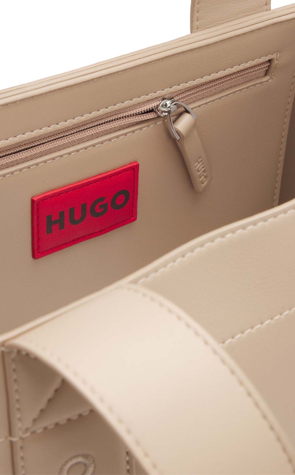 HUGO Becky UP Tote Bag S / M Light / Pastel Brown HUGO Becky UP Tote Bag S / M Light / Pastel Brown