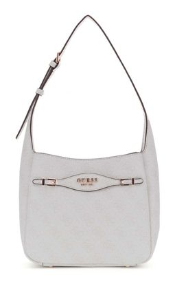 GUESS Katya Hobo Shoulder Bag White Logo