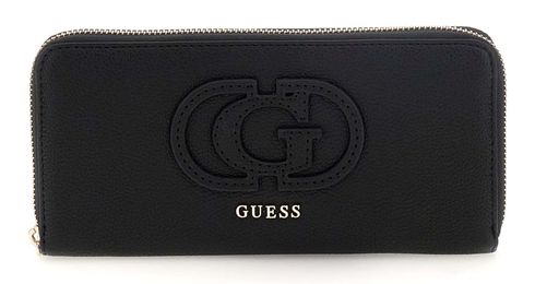 GUESS Calebra SLG Large Zip Around Wallet L Black