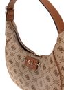 GUESS Neda Hobo Shoulder Bag Latte Logo GUESS Neda Hobo Shoulder Bag Latte Logo