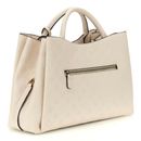 GUESS Phoebe Large Girlfriend Satchel Cream White Logo GUESS Phoebe Large Girlfriend Satchel Cream White Logo