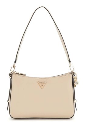 GUESS Daryna II Top Zip Shoulder Bag Taupe