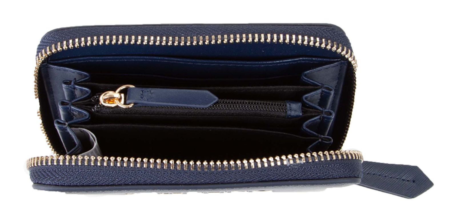 VALENTINO Zero Re Zip Around Wallet Blu Notte VALENTINO Zero Re Zip Around Wallet Blu Notte