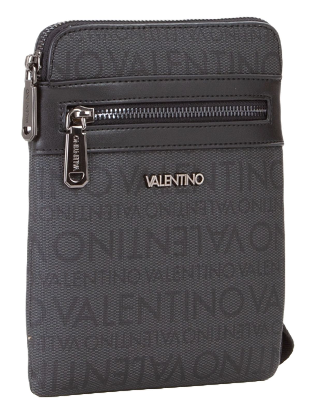 VALENTINO Billion Crossbody Bag Antrac / Nero VALENTINO Billion Crossbody Bag Antrac / Nero