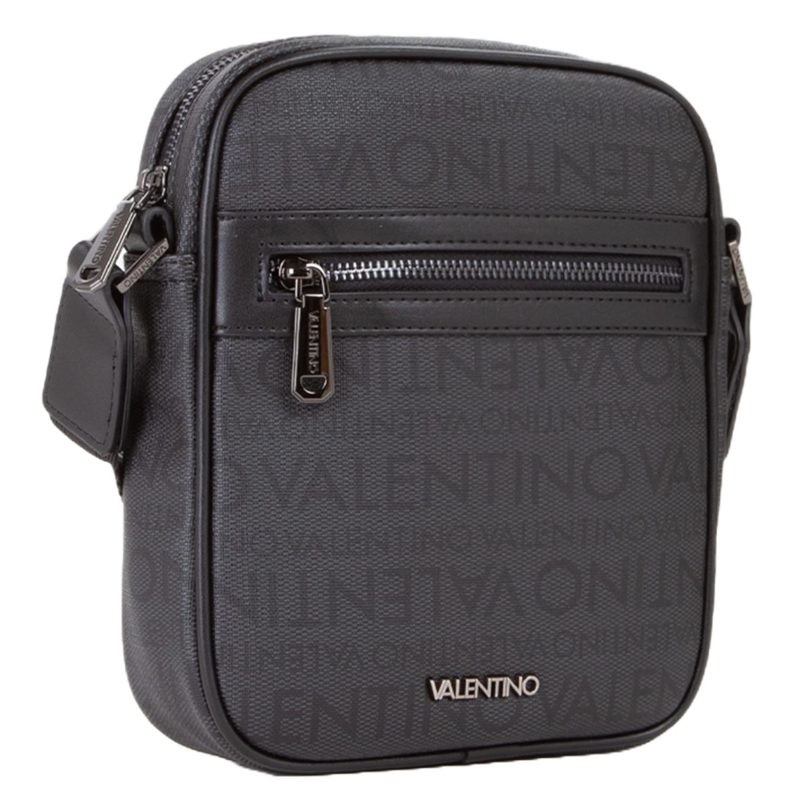 VALENTINO Billion Crossbody Bag Antrac / Nero VALENTINO Billion Crossbody Bag Antrac / Nero