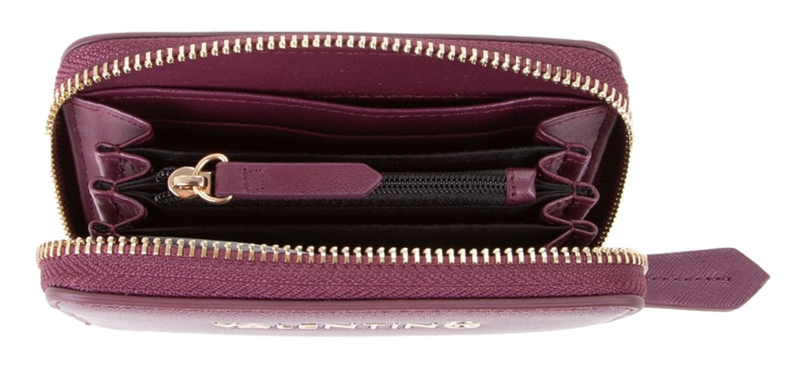 VALENTINO Zero Re Zip Around Wallet Prugna VALENTINO Zero Re Zip Around Wallet Prugna