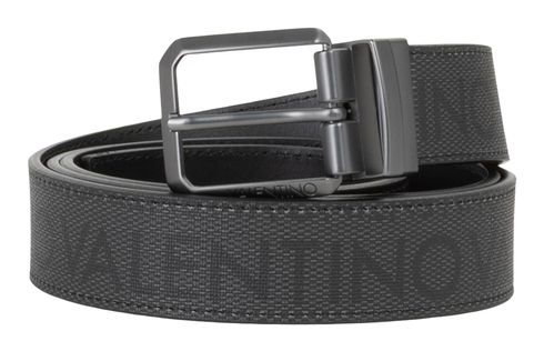 VALENTINO Billie Leather Belt W130 Antrac / Nero - shortenable