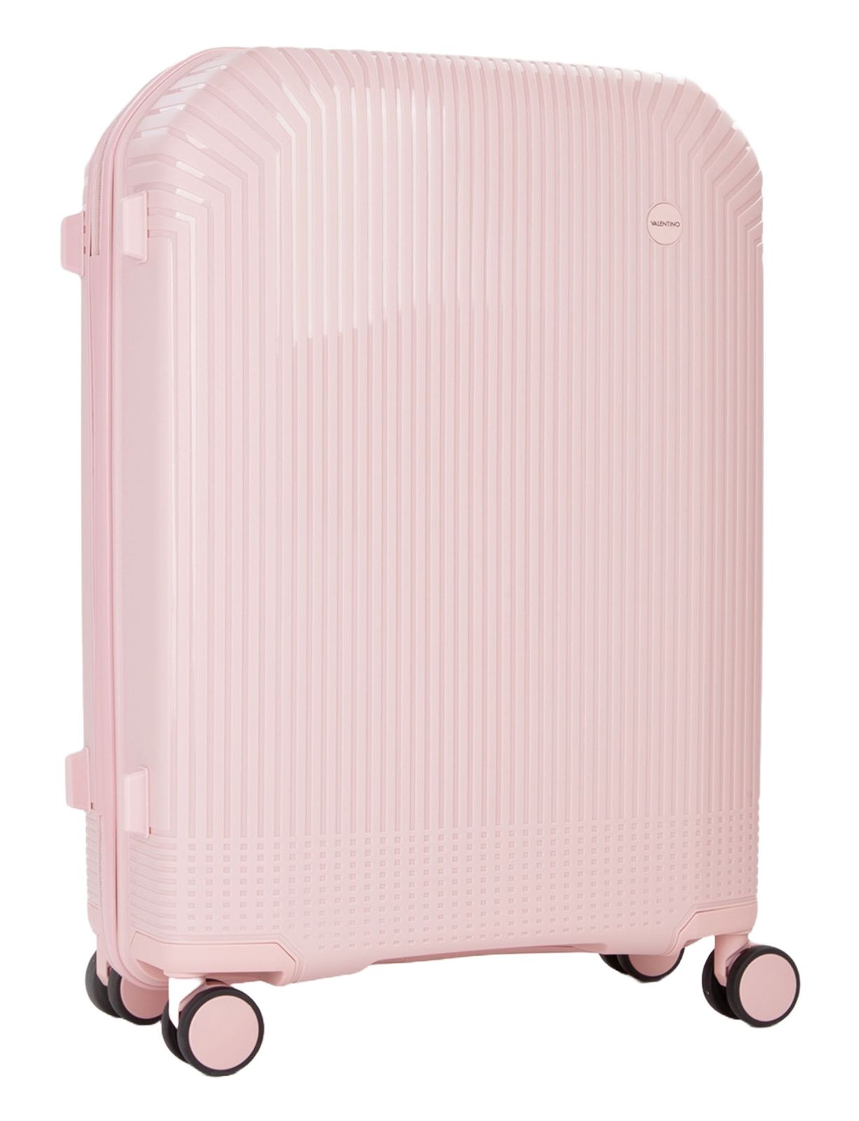 VALENTINO Wood Carry On Suitcase Cipria VALENTINO Wood Carry On Suitcase Cipria