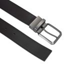 VALENTINO Billie Leather Belt W95 Antrac / Nero - shortenable