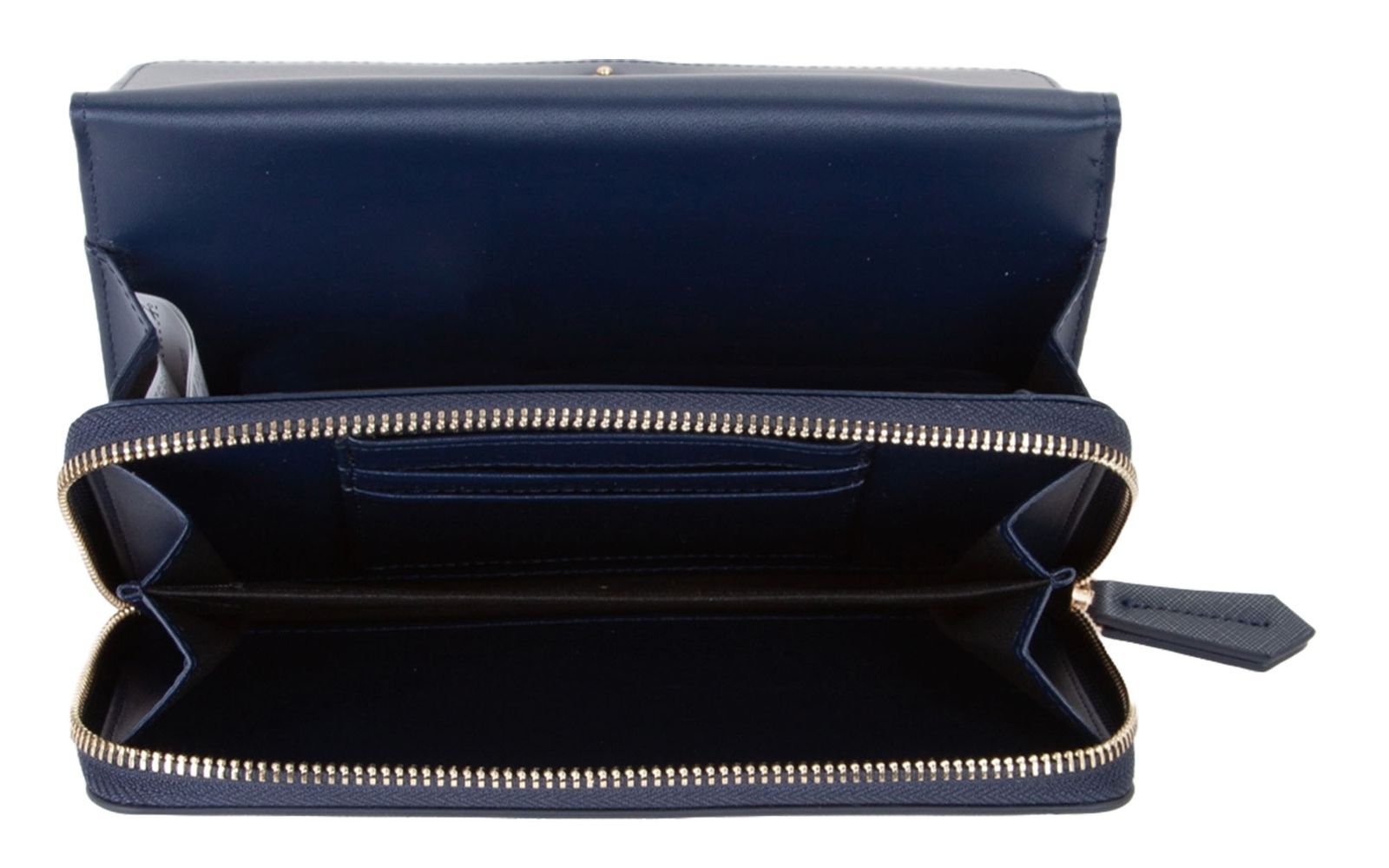 VALENTINO Zero Re Wallet With Shoulder Strap Blu Notte VALENTINO Zero Re Wallet With Shoulder Strap Blu Notte