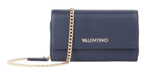 VALENTINO Zero Re Wallet With Shoulder Strap Blu Notte