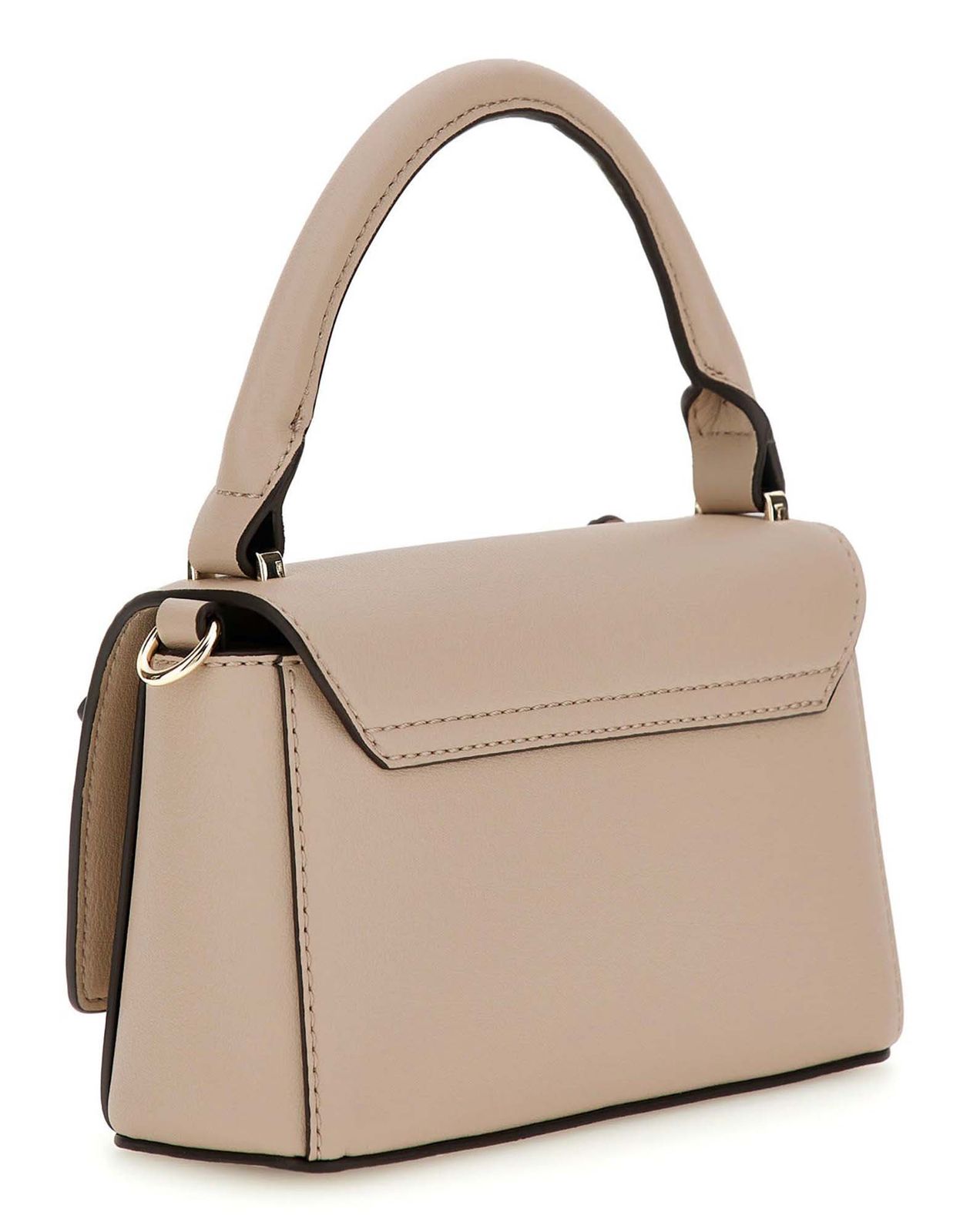 GUESS Zaria Mini Top Handle Flap Simply Taupe GUESS Zaria Mini Top Handle Flap Simply Taupe