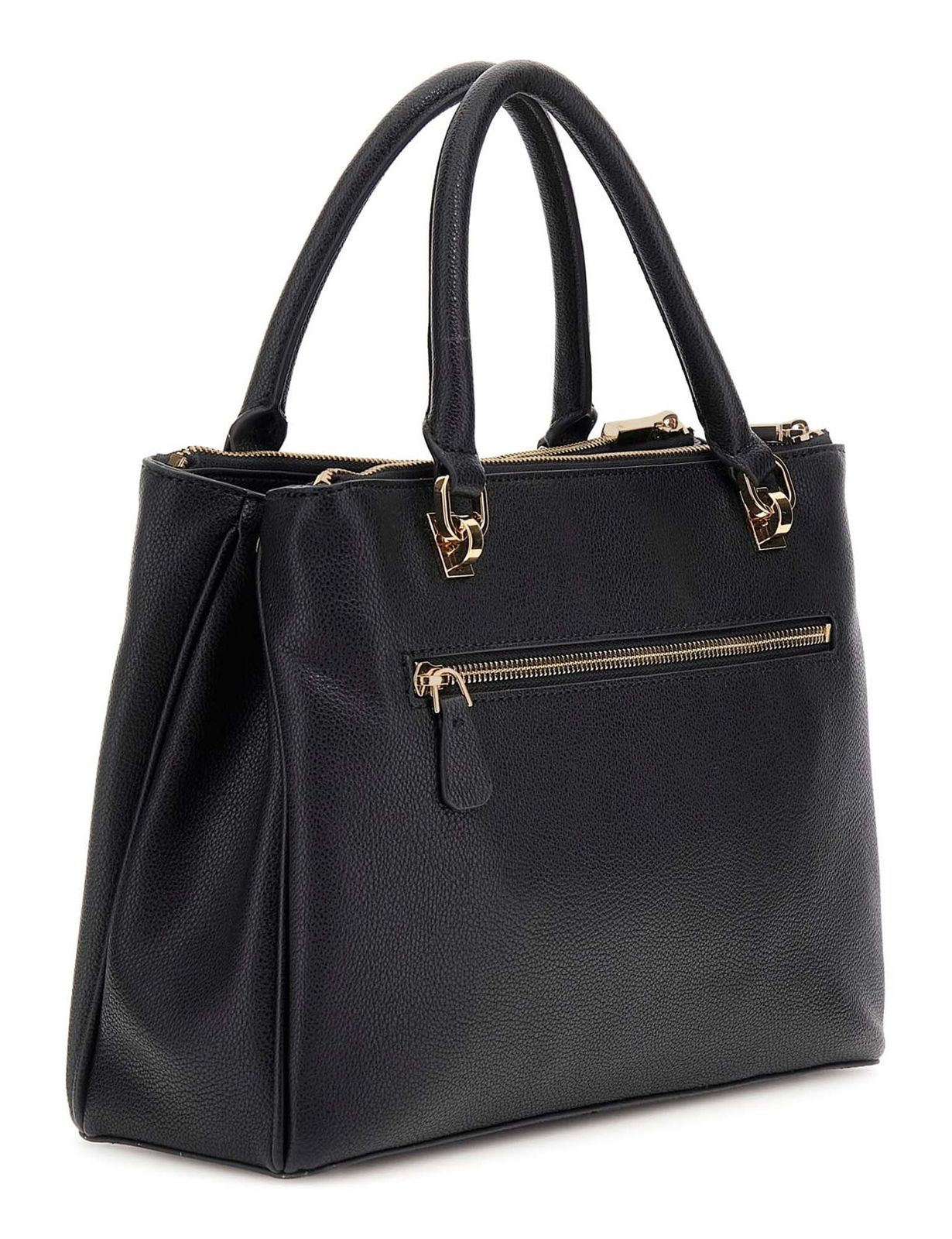 GUESS Calebra Hobo Status Satchel Bag Black GUESS Calebra Hobo Status Satchel Bag Black