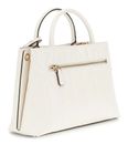 GUESS Aldina Girlfriend Satchel Cream White GUESS Aldina Girlfriend Satchel Cream White