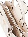 GUESS Aldina Girlfriend Satchel Cream White GUESS Aldina Girlfriend Satchel Cream White