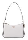 GUESS Daryna II Top Zip Shoulder Bag Cream White GUESS Daryna II Top Zip Shoulder Bag Cream White