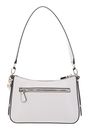 GUESS Daryna II Top Zip Shoulder Bag Cream White GUESS Daryna II Top Zip Shoulder Bag Cream White