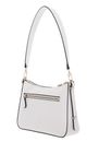 GUESS Daryna II Top Zip Shoulder Bag Cream White GUESS Daryna II Top Zip Shoulder Bag Cream White