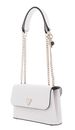 GUESS Daryna II Convertible Xbody Flap Bag Cream White GUESS Daryna II Convertible Xbody Flap Bag Cream White