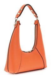 ★TOUT Y EST★ The shoulder bag orange 00981 Orange Shoulder Bag Faux Leather Top Handle Handbag