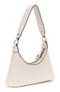 GUESS Everlee Top Zip Shoulder Bag Cream White GUESS Everlee Top Zip Shoulder Bag Cream White