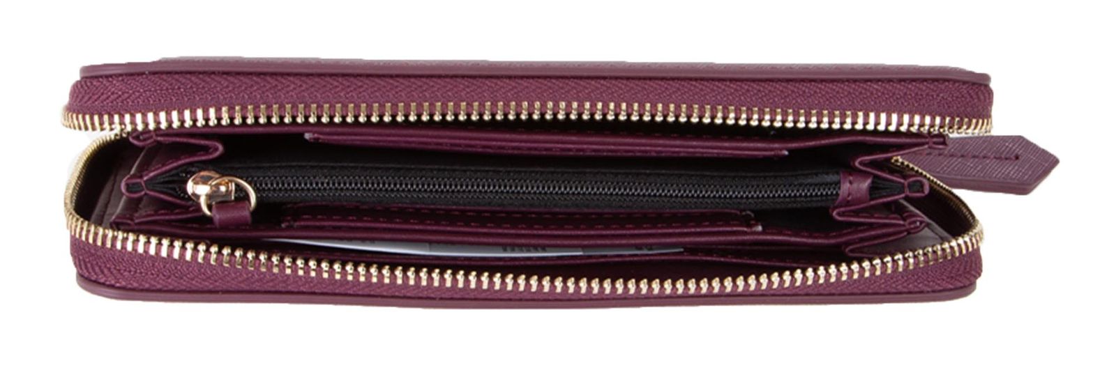 VALENTINO Zero Re Zip Wallet Prugna VALENTINO Zero Re Zip Wallet Prugna
