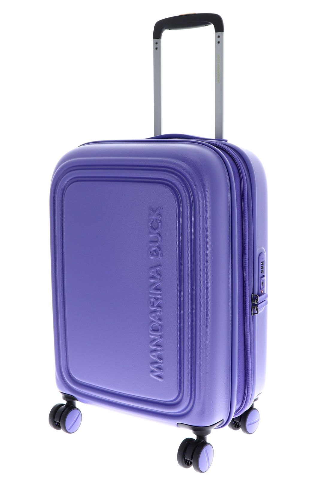 MANDARINA DUCK Logoduck + Expandable Trolley S Violet MANDARINA DUCK Logoduck + Expandable Trolley S Violet