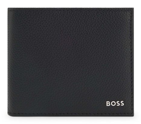 BOSS Gift Set 4 CC Wallet / Keyring Black