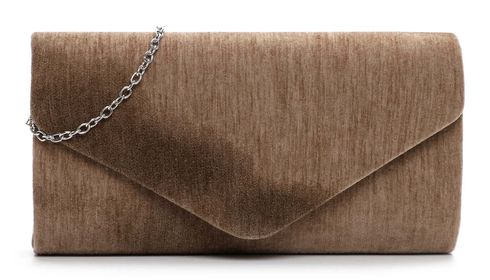 Tamaris Amalia Rhinestone Clutch Taupe