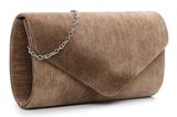 Tamaris Amalia Rhinestone Clutch Taupe