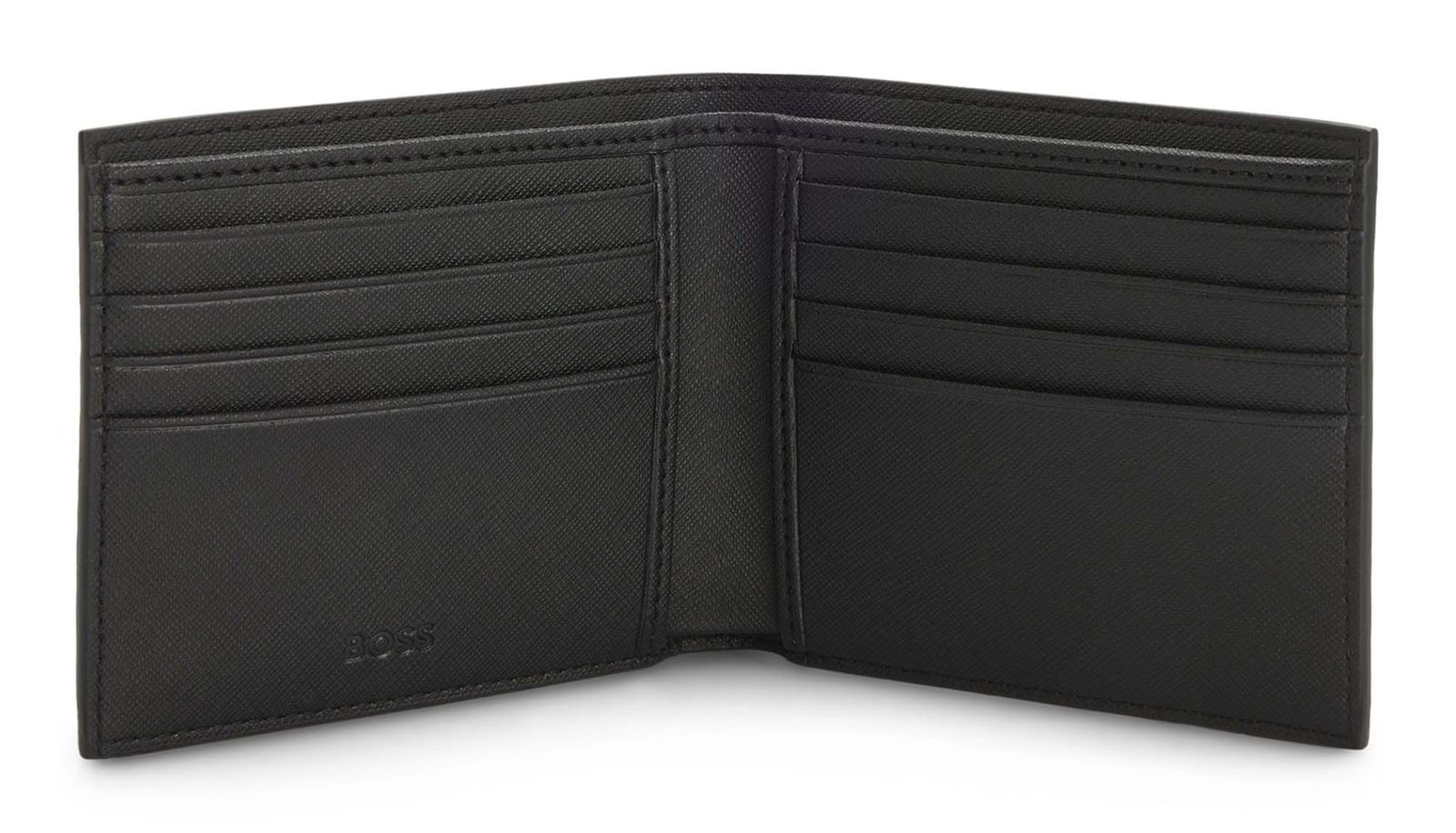 BOSS Zair 8 CC Card Case Black BOSS Zair 8 CC Card Case Black