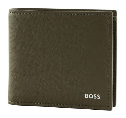BOSS Zair 4 CC Coin Wallet Open Green