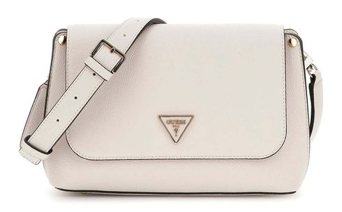 GUESS Meridian II Flap Crossbody Bag Ivory