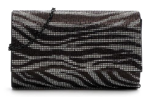 Tamaris Amalia Animal Clutch Black / Silver