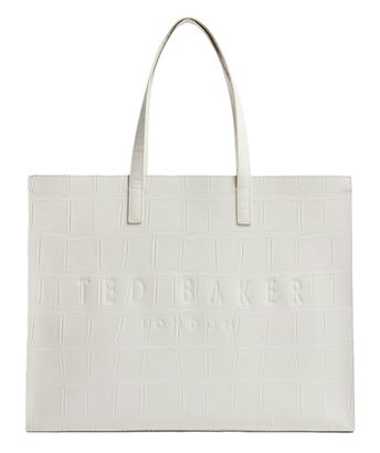 Ted Baker Croccel Croc Effect Icon Bag M Ivory