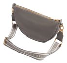 Ted Baker Essina Webbing Leather Half Moon Crossbody Bag Mid - Grey