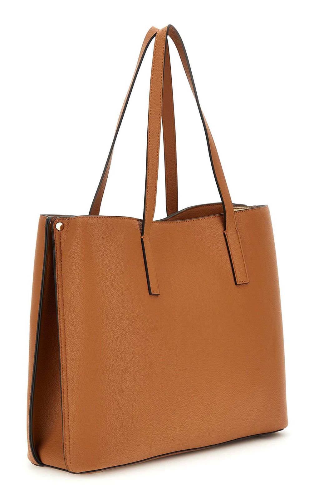 GUESS Meridian II Girlfriend Tote Cognac GUESS Meridian II Girlfriend Tote Cognac