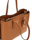 GUESS Meridian II Girlfriend Tote Cognac GUESS Meridian II Girlfriend Tote Cognac