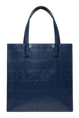 Ted Baker Croccon Croc Effect Icon Bag L Navy