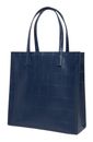 Ted Baker Croccon Croc Effect Icon Bag L Navy