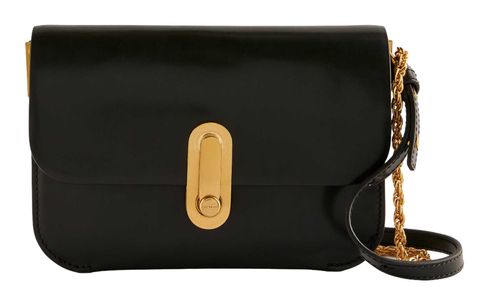 Ted Baker Kkaysa Polished Leather Crossbody Bag S Black