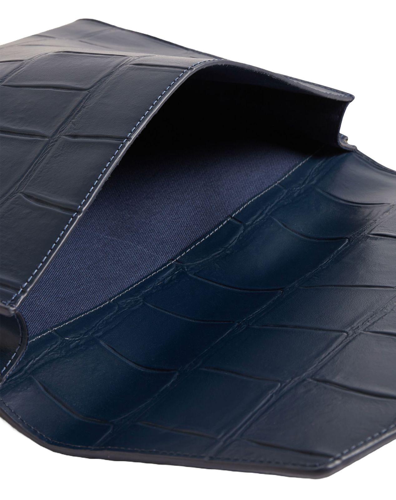 Ted Baker Crocey Croc Effect Envelope Pouch Navy Ted Baker Crocey Croc Effect Envelope Pouch Navy
